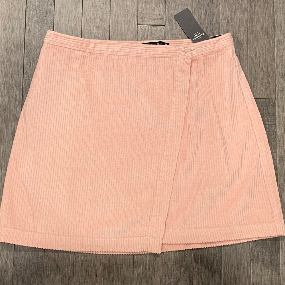 NWT Abercrombie & Fitch Corduroy Wrap Skirt